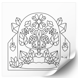 Free coloring page - Crystal Wish